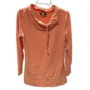 Metrostyle Peach Lightweight Cowl Neck Pullover Top – Size M